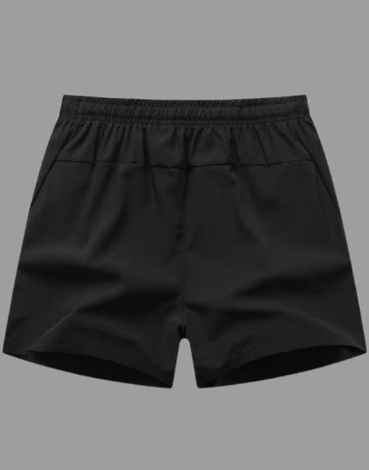 Men's Casual & Stylish Sports Shorts (Combo of Black & Grey)